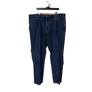 Flex Ballroom Jeans Duluth Trading Co 46x30 Dark Wash Denim Relaxed Fit